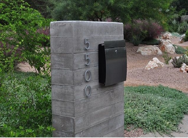 concrete mailbox
