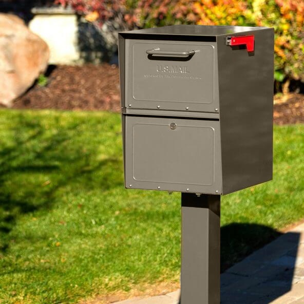 mailbox with a lock